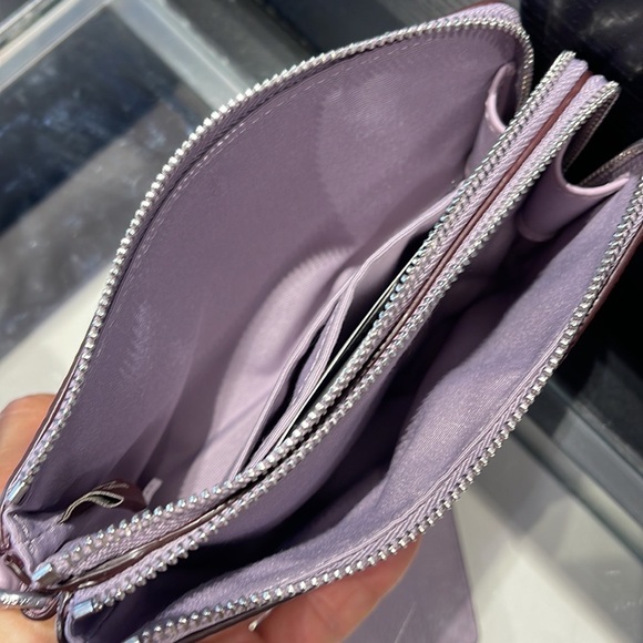 Coach Double Corner Zip Wristlet
SV/Soft Lilac - Picture 11 of 16